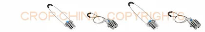 Anchoring clamp with teeth APA Series view