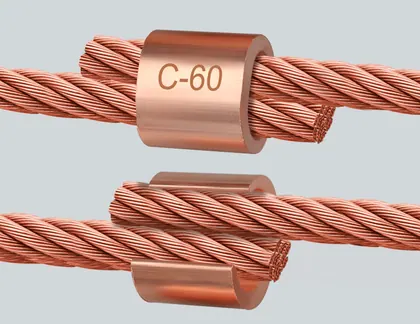 C Shape Copper Connector CCT series view