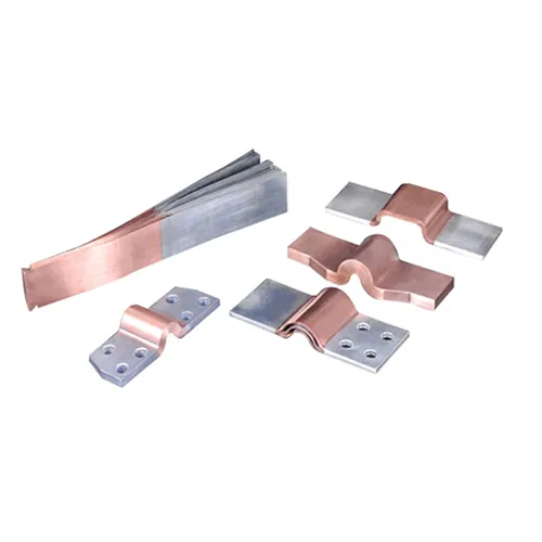 Flexible copper busbar laminated foils connector