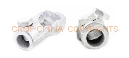 Mechanical cable lug aluminum with shear head bolts view