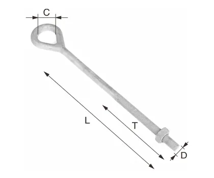 Oval Eye Bolts, OEB Series view