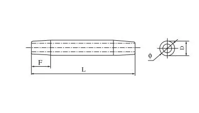 Full tension splice sleeve for aluminum conductor JY-L series view