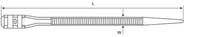 Double Locking Nylon Cable Tie view