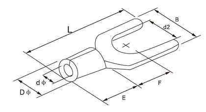U type wire connector SNB type view