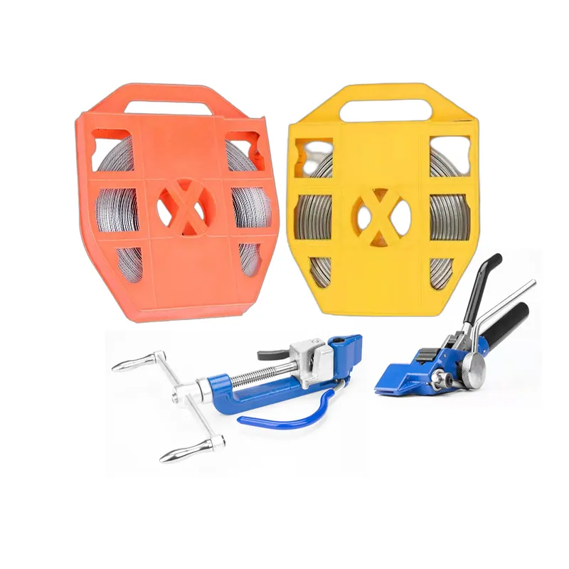 Steel Banding with Plastic Self-dispensed
