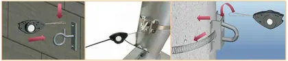 Anchor Fish-Clamp for FTTH, F15A view