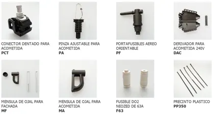 CONECTOR DENTADO PARA ACOMETIDA “AC” view