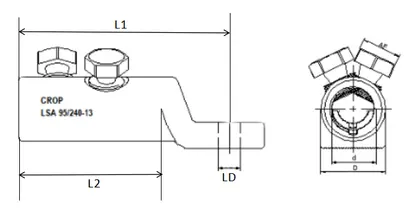Mechanical Shearbolt Lug view