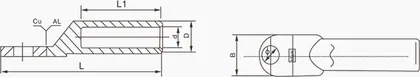 Bimetallic Cable Lugs DTL-1 view