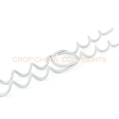 Plastic twin top tie