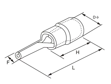 Core end terminal PTV type view