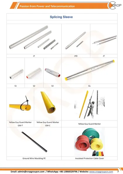 Sleeve Joint for ACSR conductors view