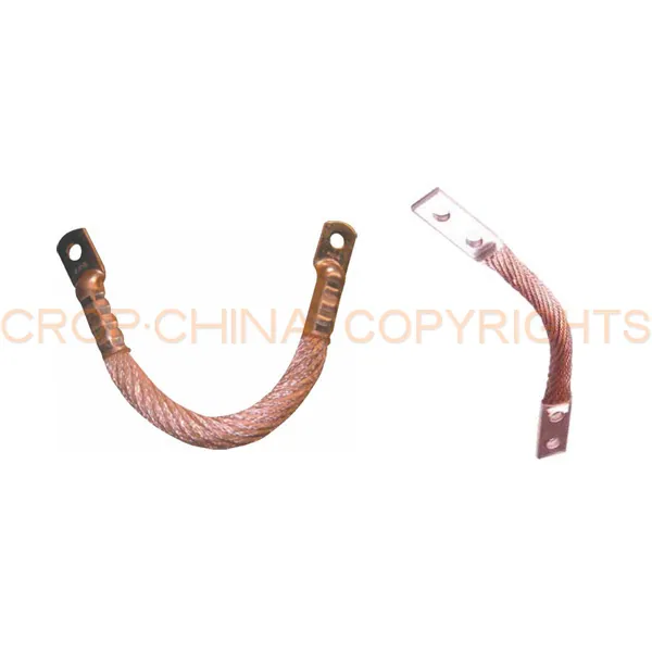 Copper stranded busbar connectors stranded ground strap