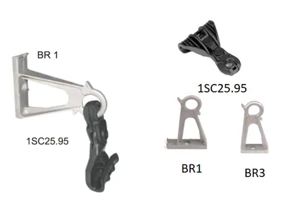 ABC Suspension clamp 1SC25.95-Fr view