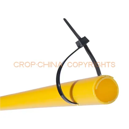 Full round guy guard marker 8ft yellow plastic