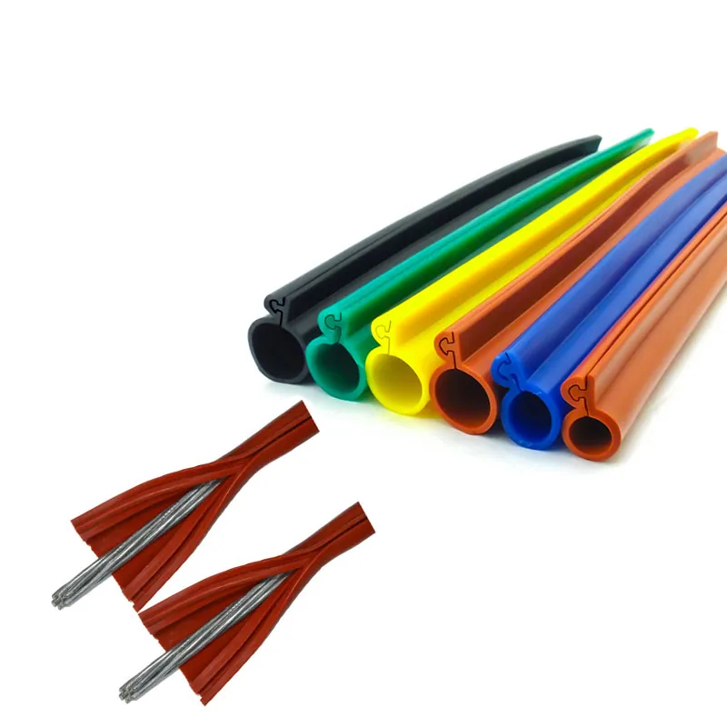 Silicone rubber overhead line insulation sleeve