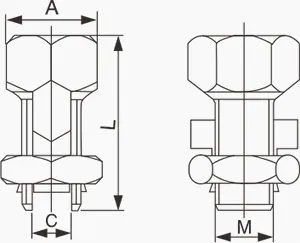 Copper Split Bolts view