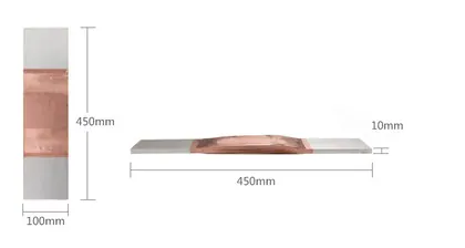 Copper laminated flexible connectors view