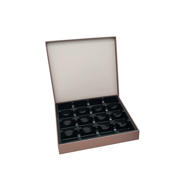 Two piece boxes with inserts for chocolates