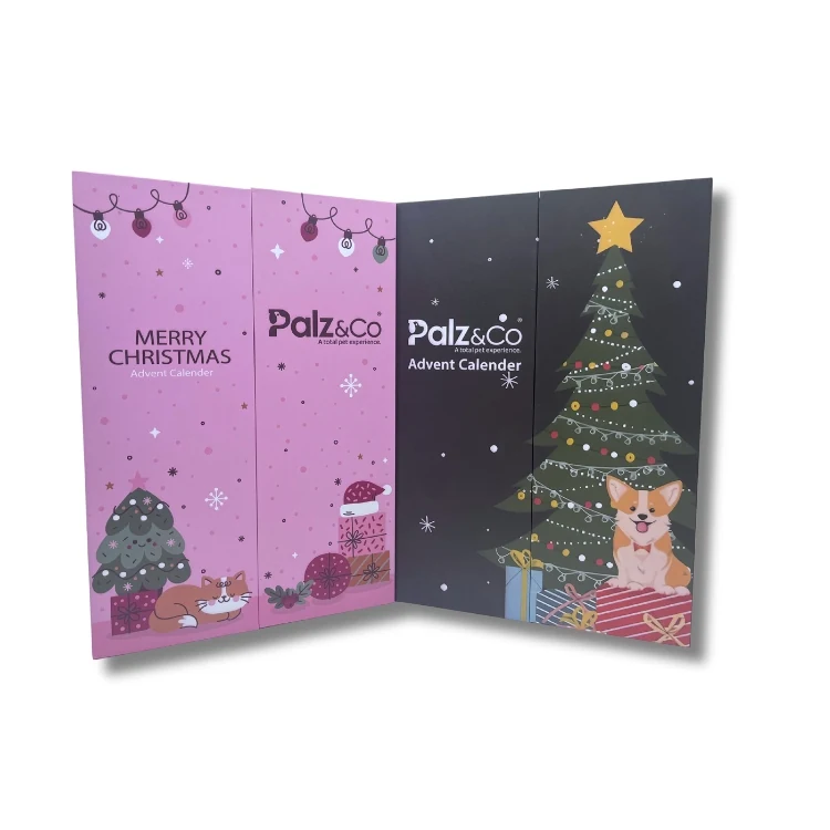 Advent calendar box shown from an angle