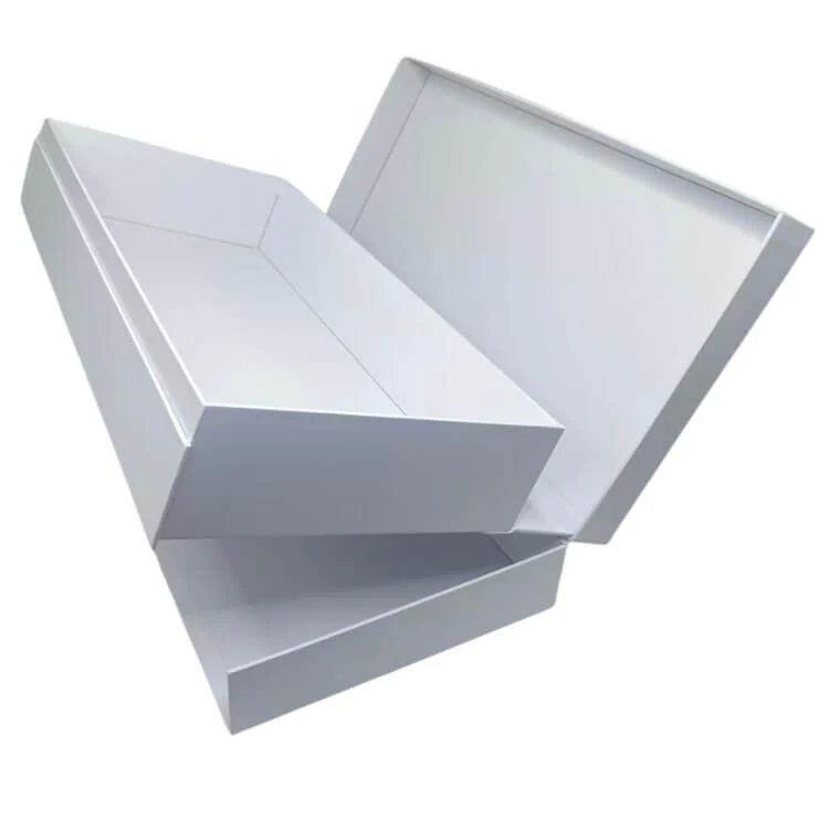 Perfume box opened to show the bottle cavity