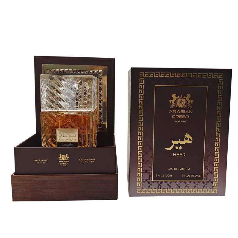 Luxury rigid perfume box with fragrance bottle