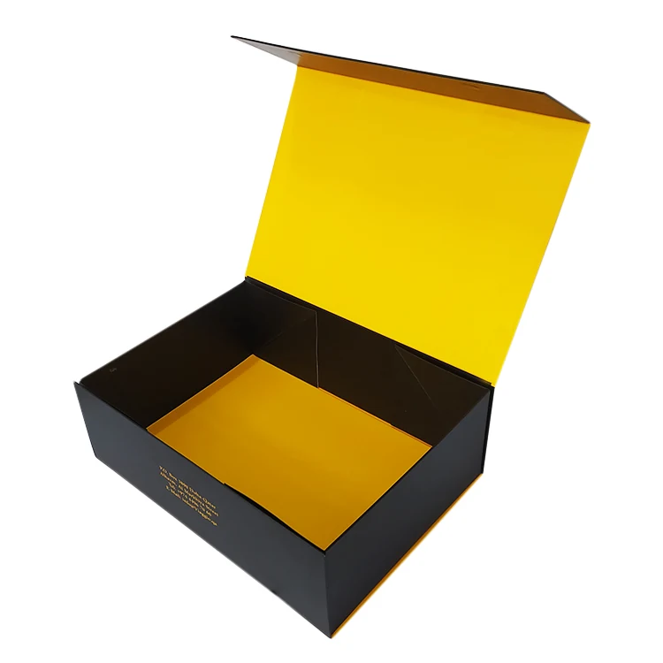 Folding gift boxes in several colours
