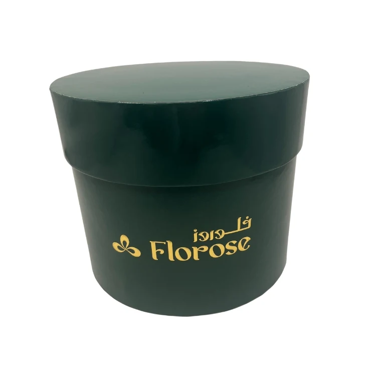 Luxury Paper Flower Box for Round Preserved Roses Premium Quality Customizable Design