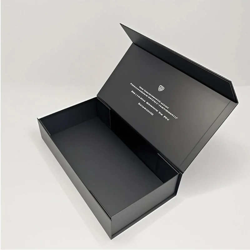 Rigid cosmetic box shown from above