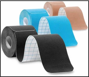 Precut KinesioTape DG-311202, view 1 of 2, elastic therapeutic tape made by Da Gao Medical