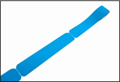 Precut KinesioTape DG-311202, view 2 of 2, elastic therapeutic tape made by Da Gao Medical