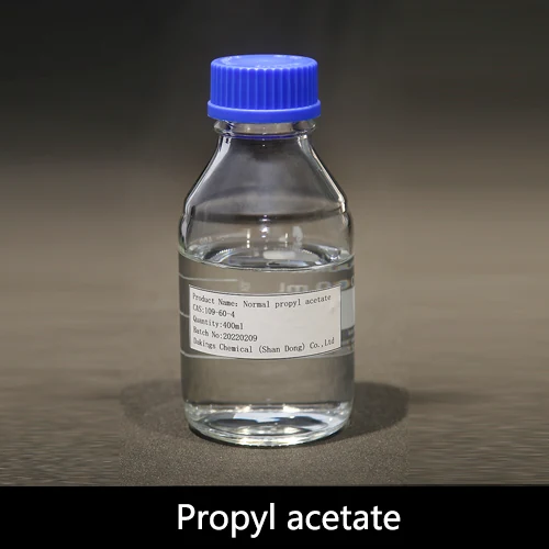 Propyl acetate drums packed and labelled for export