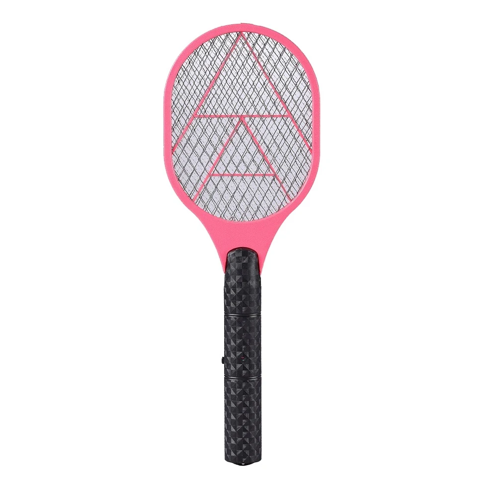 BS18 AA battery operated three-layer mosquito swatter racket