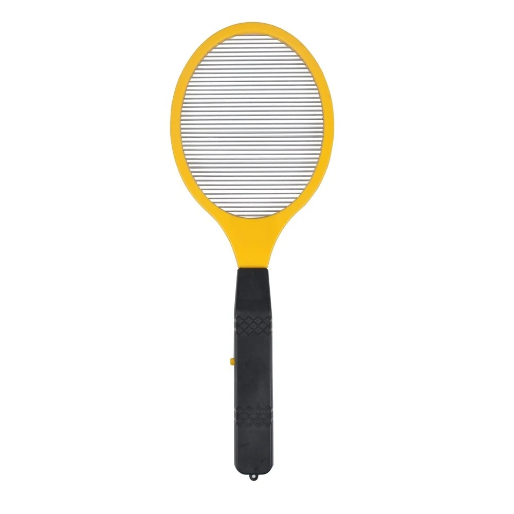 BS45 single-layer electric mosquito swatter racket powered by two AA batteries