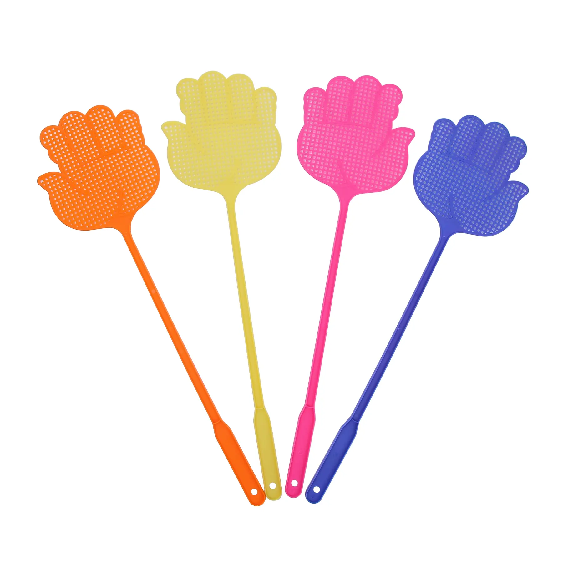 PFS03 palm shape plastic fly catcher swatter overview