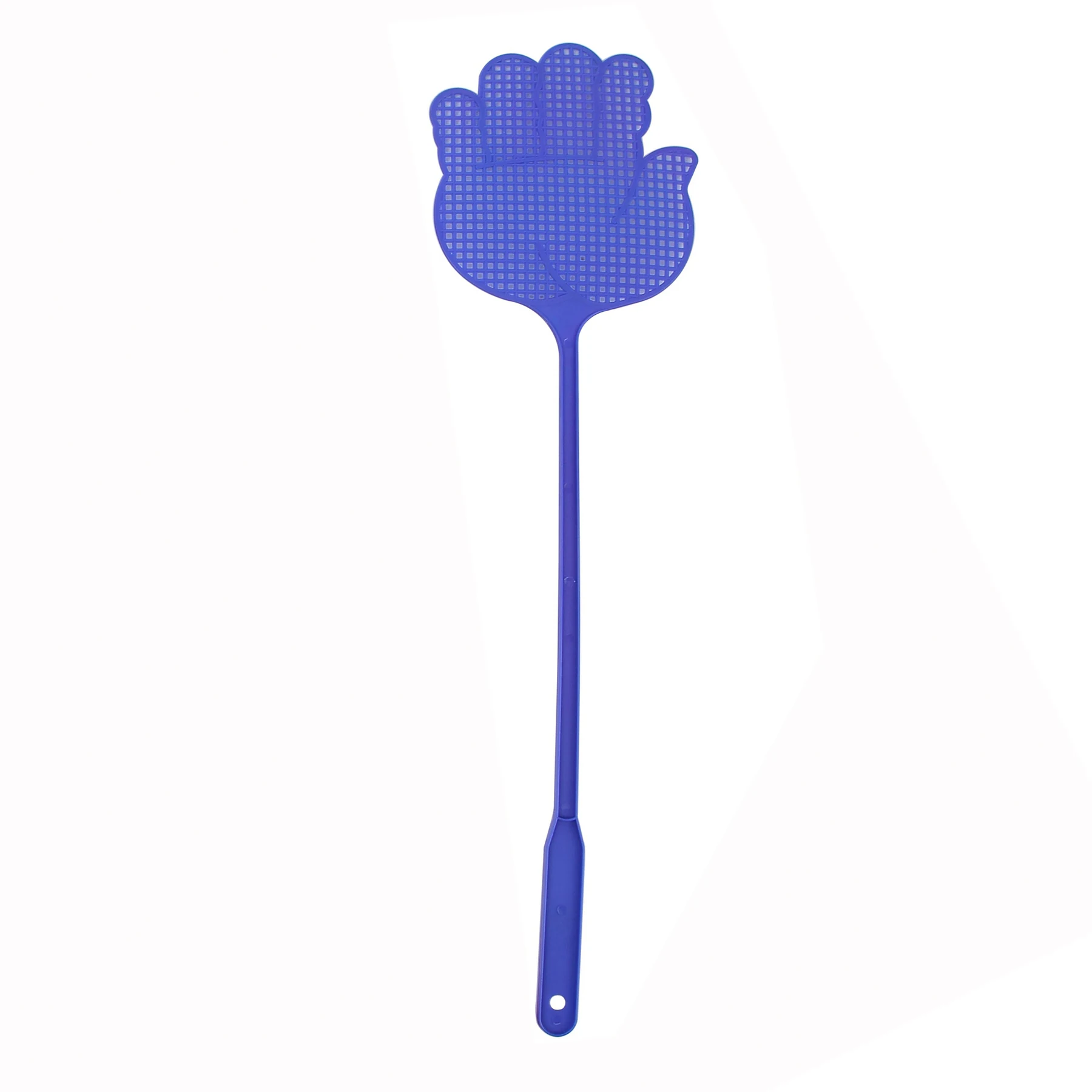 PFS03 palm shape plastic fly swatter angled view