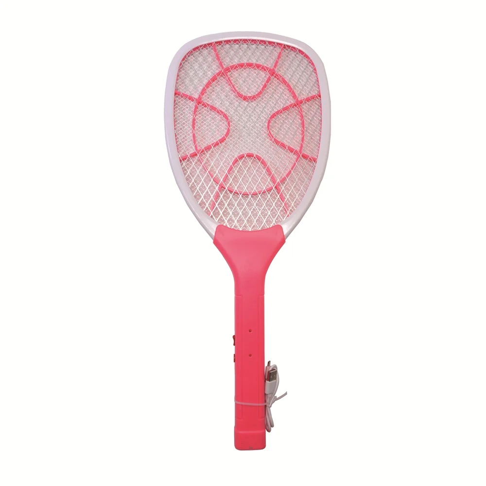 RS113 rechargeable bug zapper mosquito swatter racket with charging cord