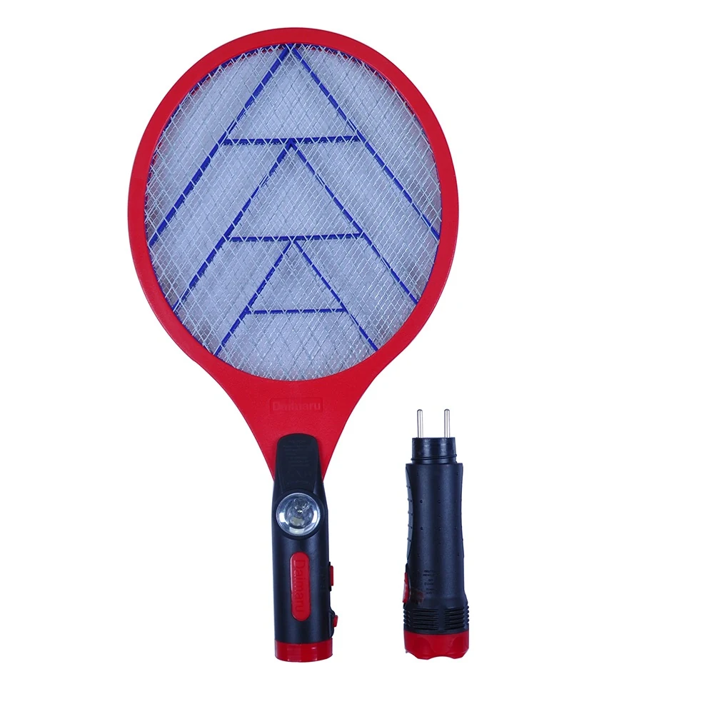 RS16 AC rechargeable mosquito racket with torch and nightlight