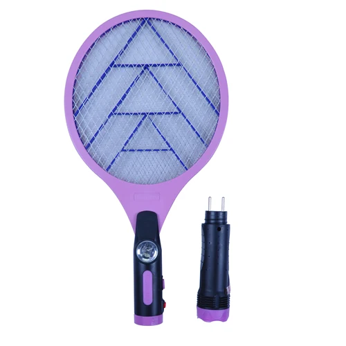 RS16 AC rechargeable mosquito racket displayed in packaging context