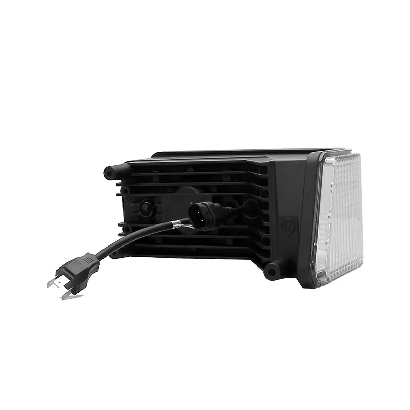 130W 10400LM high/low beam Led Head light tractor light agricultural light mounting and connector detail