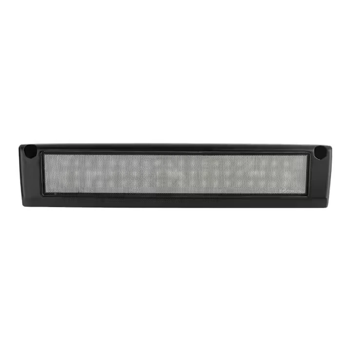 13Inch 12v 24v 60w Led Scene Light RV Caravan Boat Marine Trucks Interior Exterior IP67 housing and bracket detail