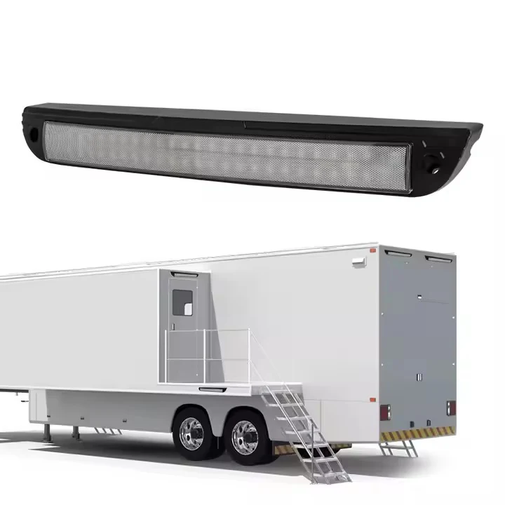 15inch Led Rv Trailer Led Light Outdoor Light Atmosphere Lamp Led Scene Light Waterproof White 45 Degrees housing and bracket detail