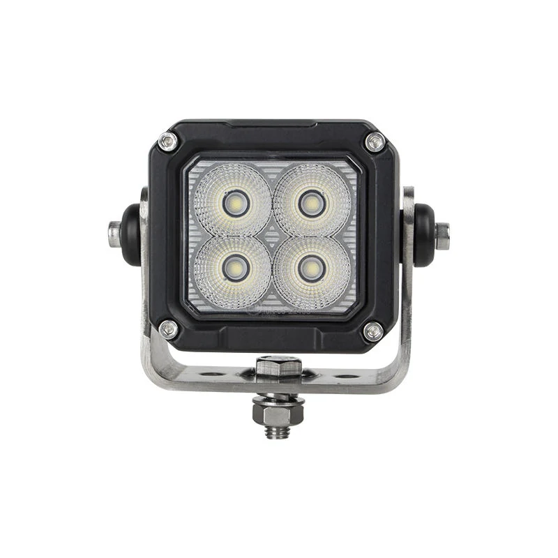 3.5 Inch 40W New LED work light for Special Vehicles,Trucks,Construction Vehicles housing and bracket detail