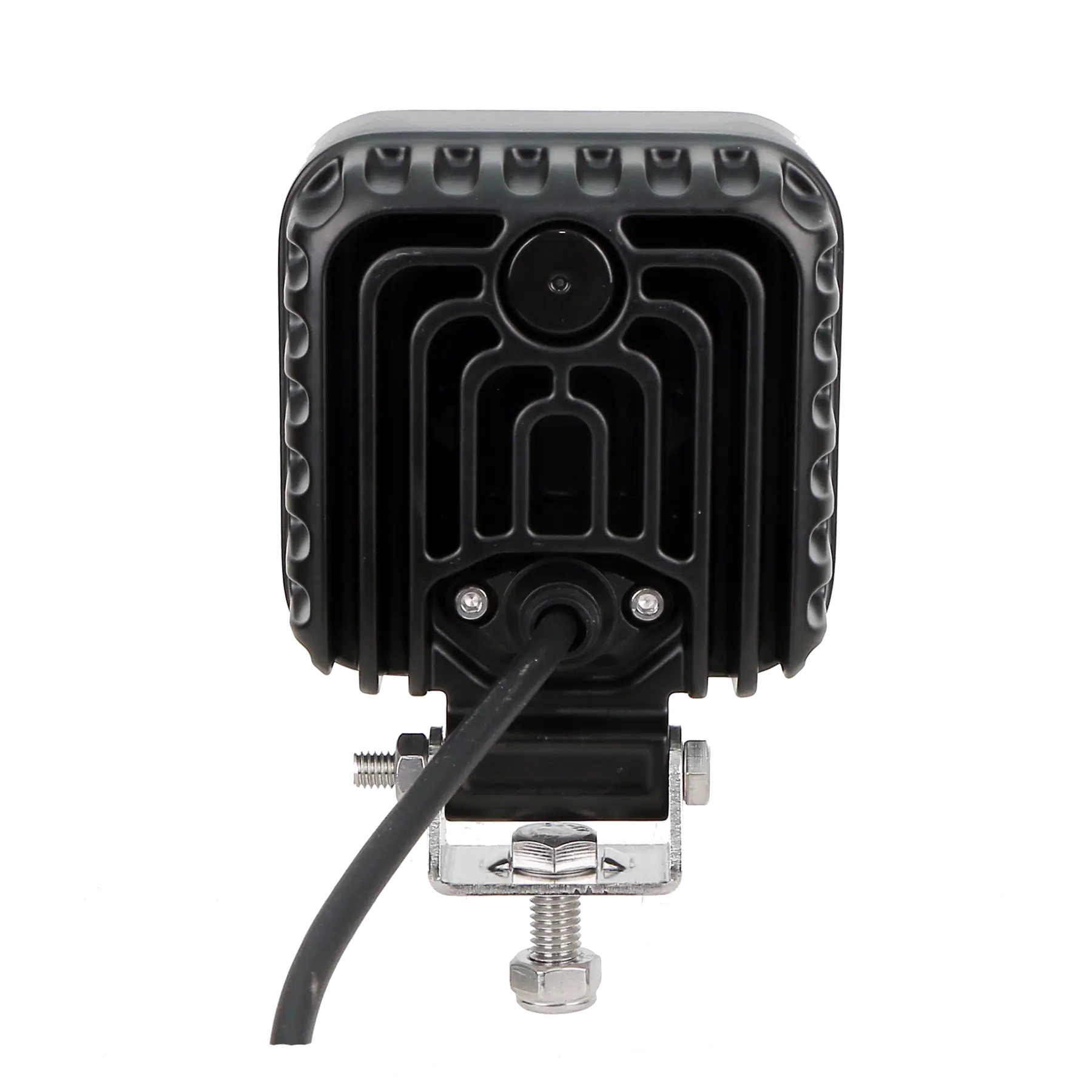 3.5 inch 48W Square LED Work Light Emark beam and lens view