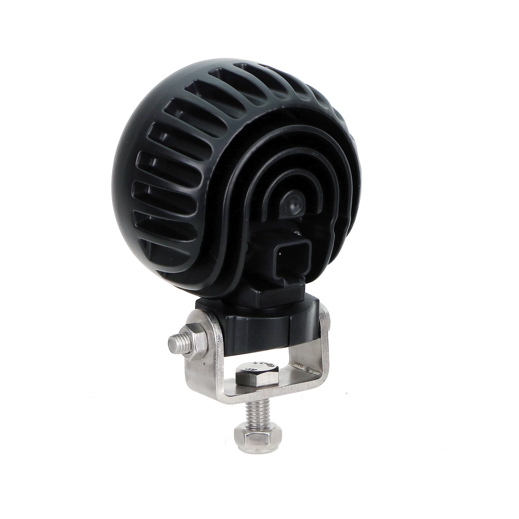 3.5inch 50W Round LED Work Light for tractor, truck or excavator beam and lens view