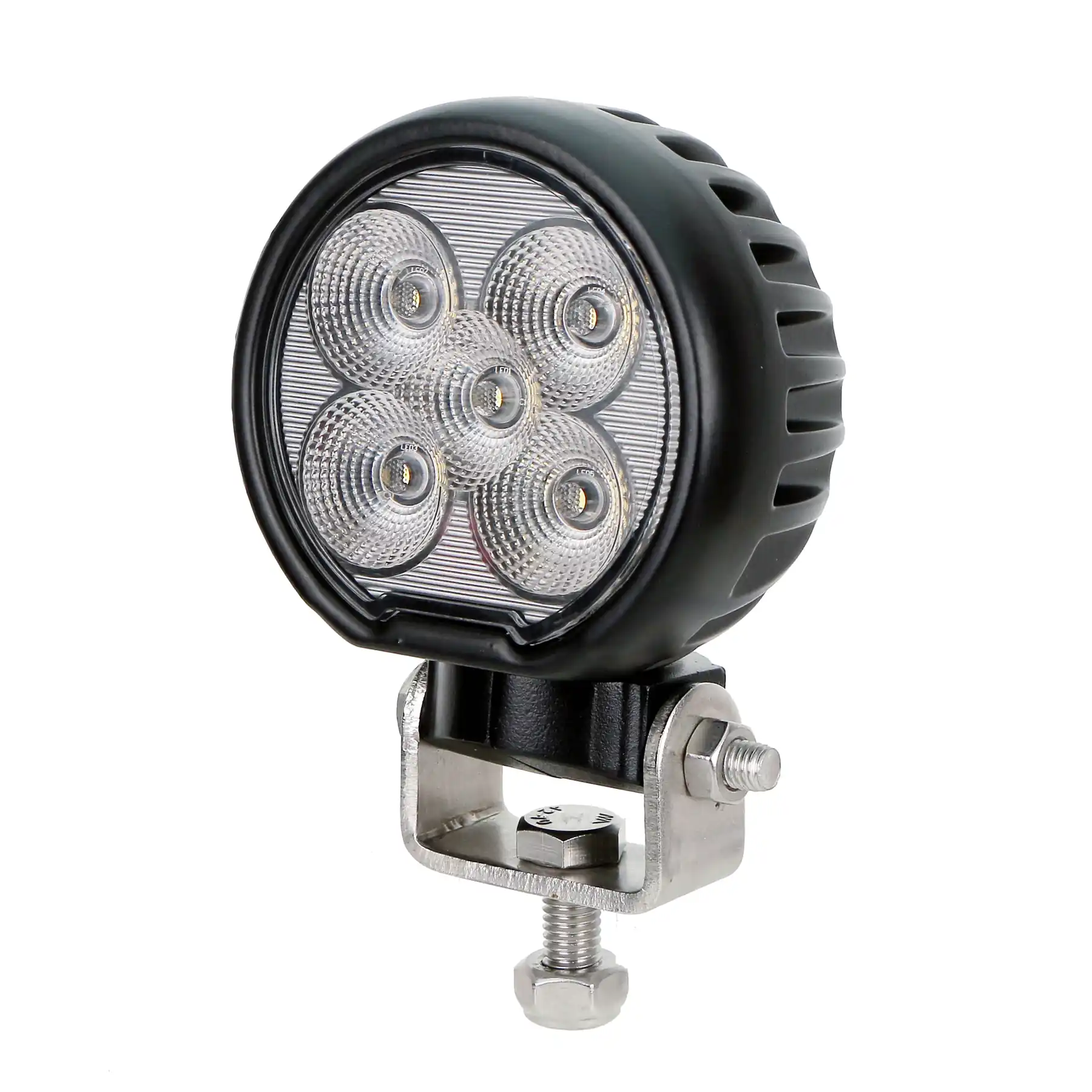 3.5inch 50W Round LED Work Light for tractor, truck or excavator shown from the front