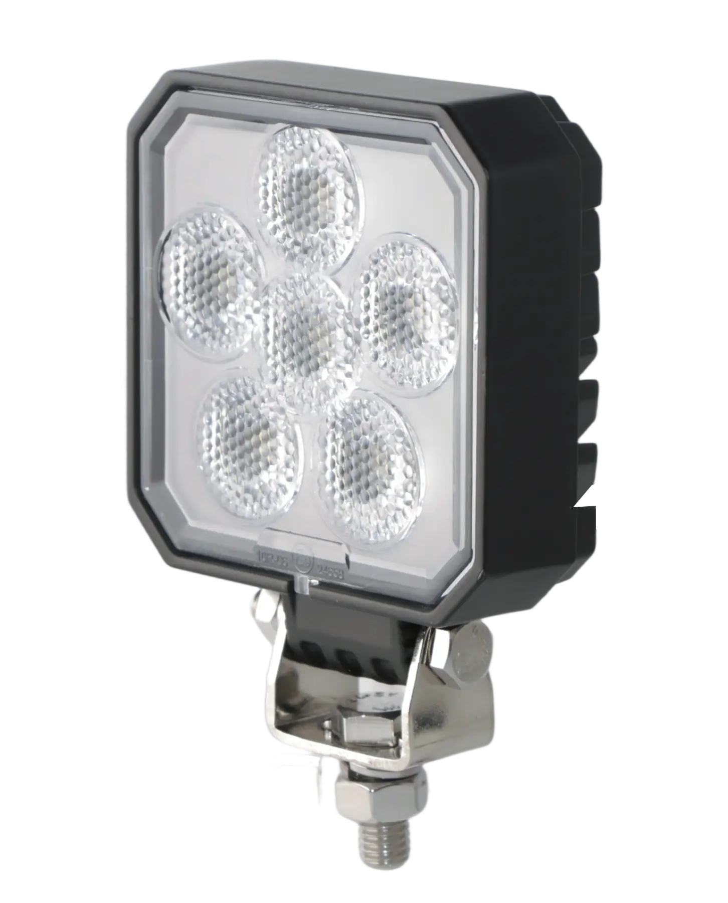 3 inch 24W 2223lm Square New LED Work Light R10 beam and lens view