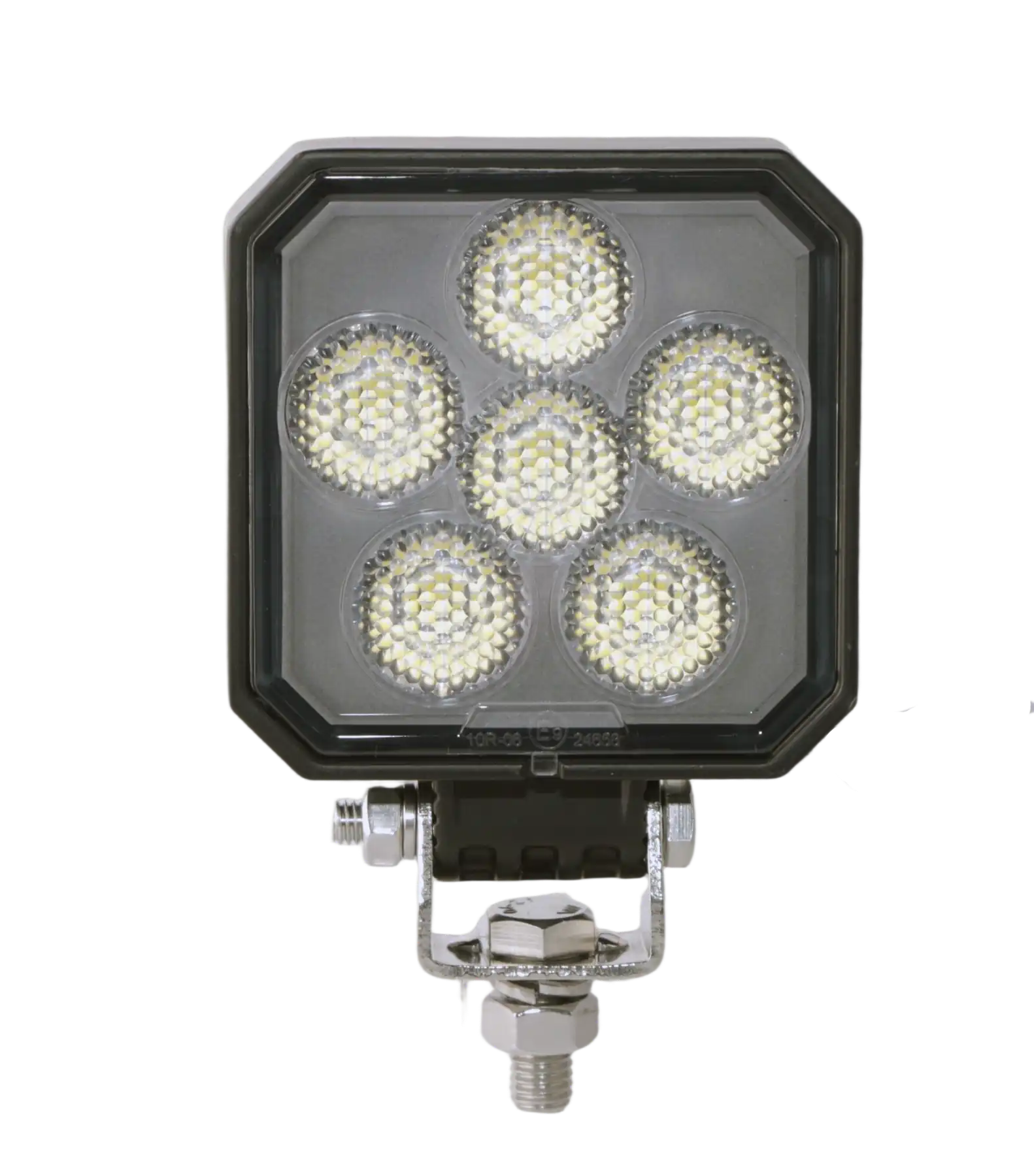 3 inch 24W 2223lm Square New LED Work Light R10 shown from the front