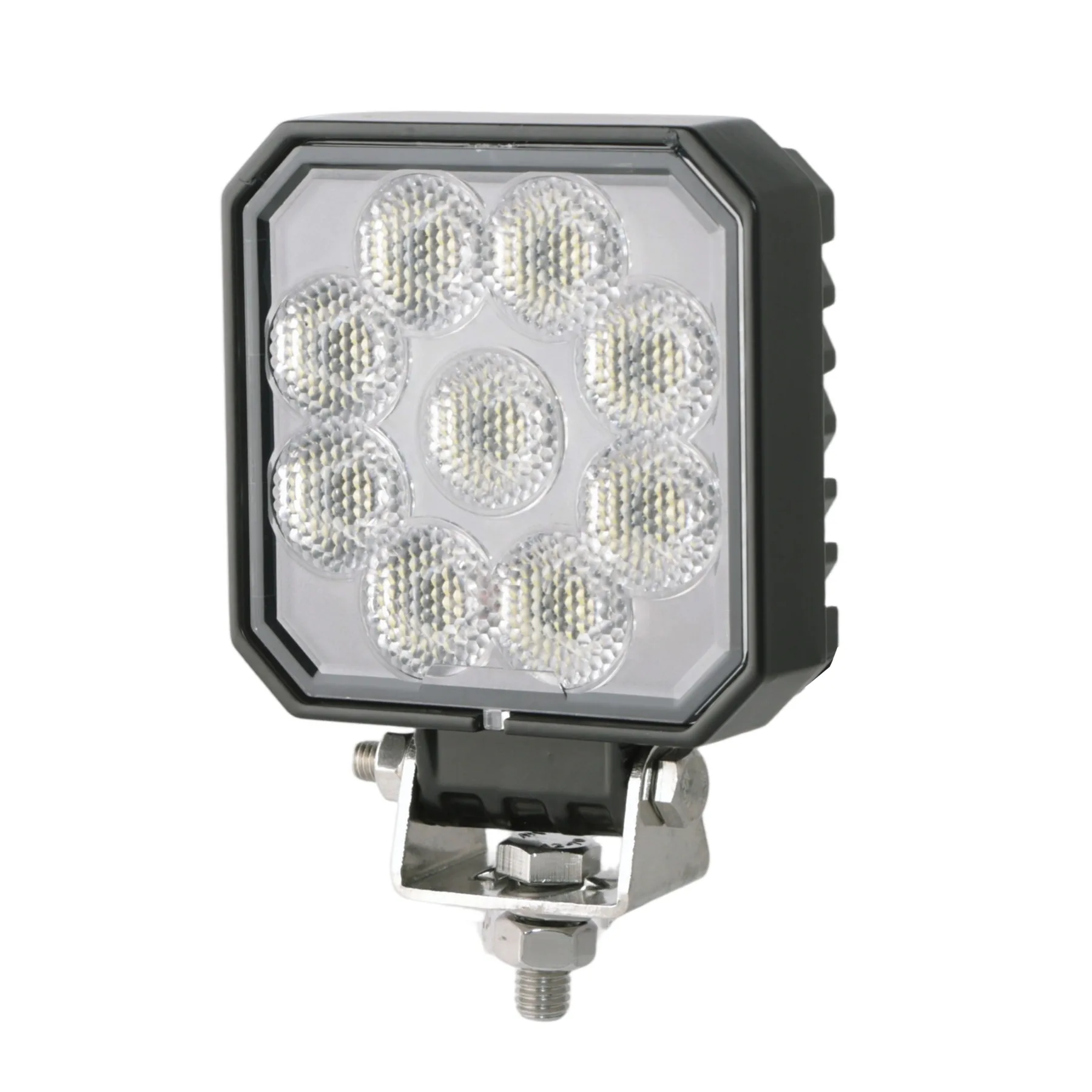 3 inch 36W New LED Work Light R10 IP68 3065lm housing and bracket detail