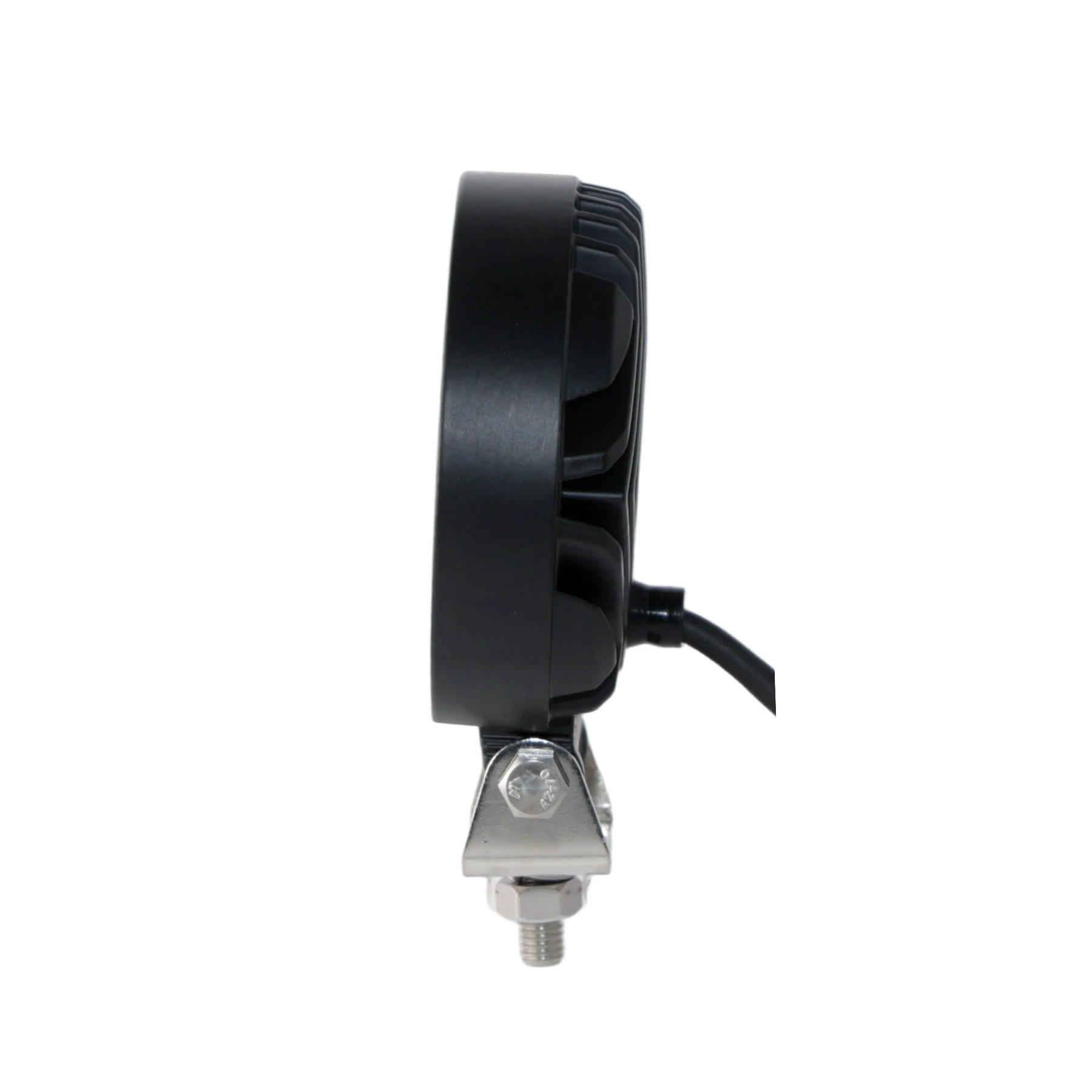 3 inch 36W 3138lm Round New LED Work Light R10 mounting and connector detail